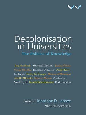 cover image of Decolonisation in Universities